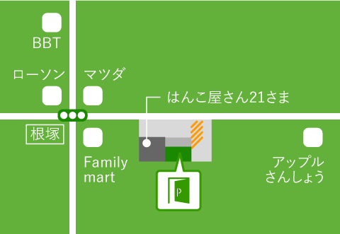 プロヴィデザイン地図